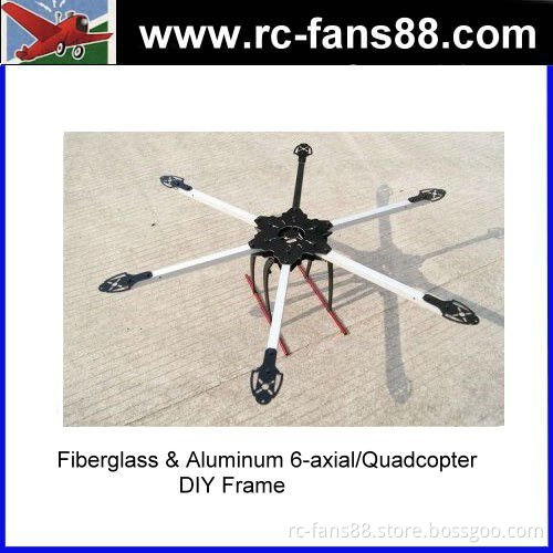Fiberglass & Aluminum 6-axial/Quadcopter DIY Frame With high stents